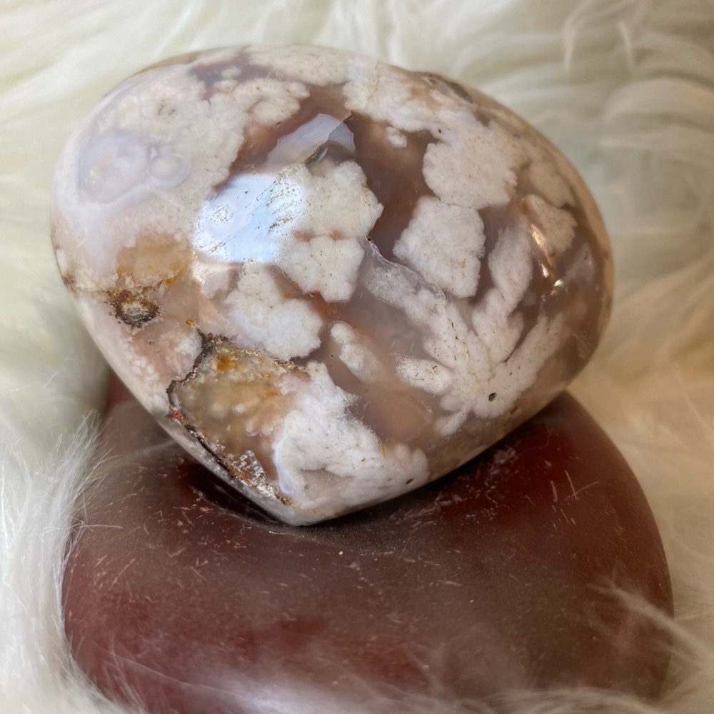 Heart shaped flower agate - Picture 2 of 4